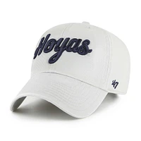 Casquette ajustable Georgetown Hoyas Clean Up grise 1947 pour homme