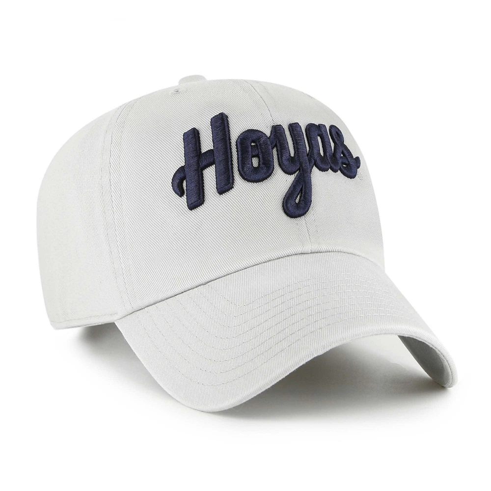 Casquette ajustable Georgetown Hoyas Clean Up grise 1947 pour homme