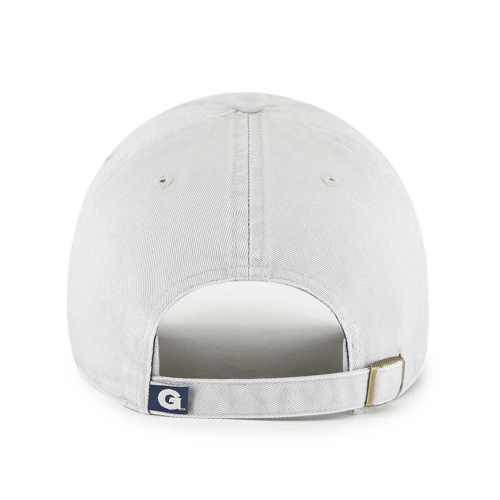 Casquette ajustable Georgetown Hoyas Clean Up grise 1947 pour homme