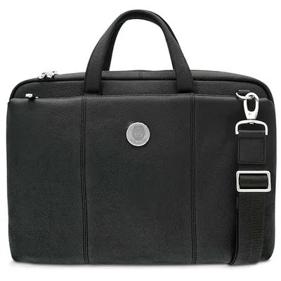 Georgetown Hoyas Leather Briefcase - Black