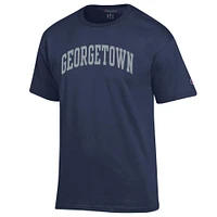 T-shirt Champion Navy Georgetown Hoyas Basic Arch pour homme