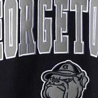 Men's Colosseum Navy Georgetown Hoyas Arch & Logo Crew Neck Sweatshirt