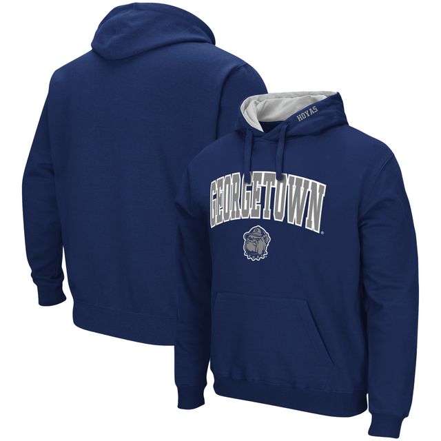 Sweat à capuche Colosseum Navy Georgetown Hoyas Arch and Logo pour homme