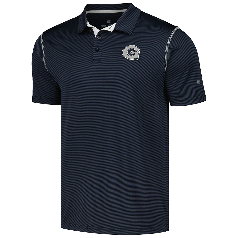 Men's Colosseum  Navy Georgetown Hoyas Cameron Polo