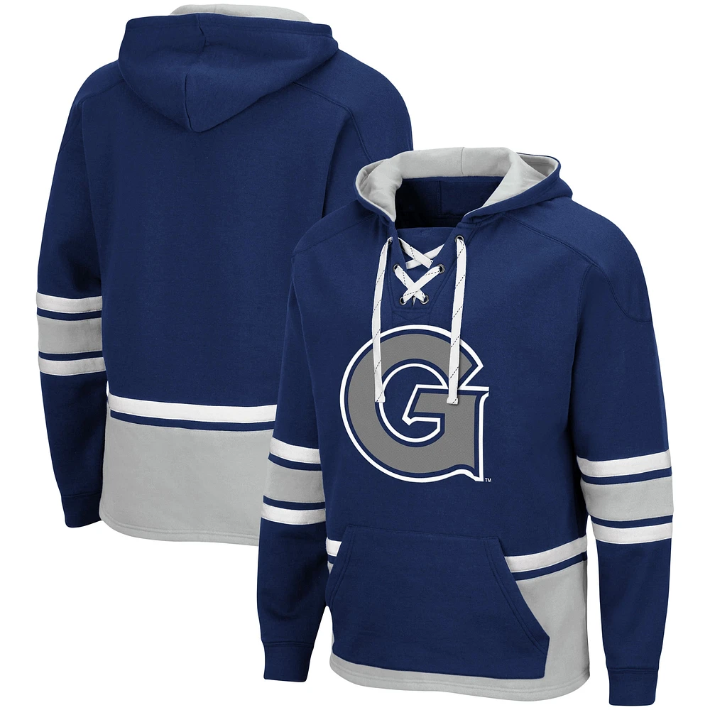 Colosseum Navy Georgetown Hoyas Lace Up 3.0 Pull À Capuche Homme