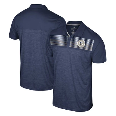 Men's Colosseum Navy Georgetown Hoyas Langmore Polo