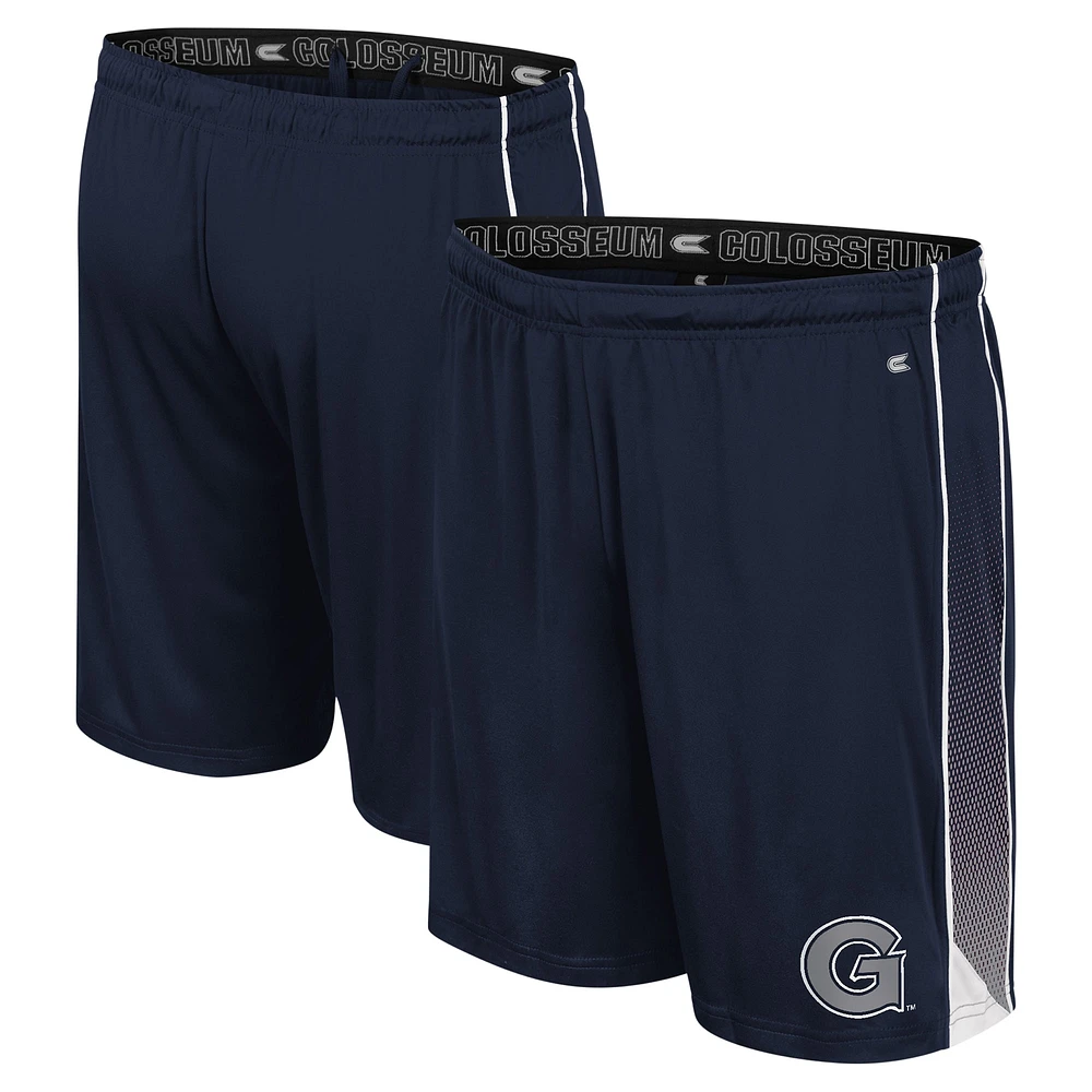 Short en ligne Colosseum bleu marine Georgetown Hoyas pour hommes