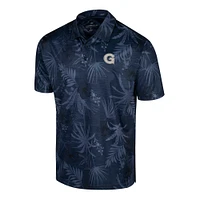 Men's Colosseum Navy Georgetown Hoyas Palms Polo