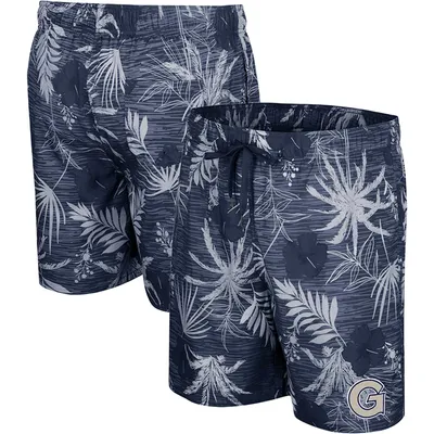 Colosseum Navy Georgetown Hoyas What Else is New Swim Shorts pour hommes