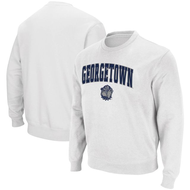 Sweat Colosseum Georgetown Hoyas Arch & Logo Tackle Twill blanc pour homme