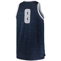 Men's Jordan Brand #8 Navy Georgetown Hoyas Team Replica Basketball Jersey