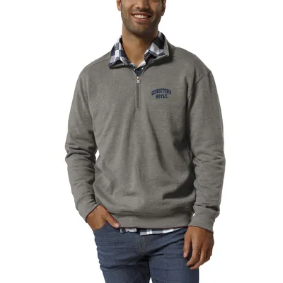 Georgetown Hoyas League Collegiate Wear Heritage Quarter-Zip Pullover Jacket - Heathered Gray