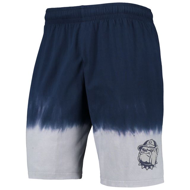 Short tie-dye Hoyas Georgetown bleu marine/gris Mitchell & Ness pour homme