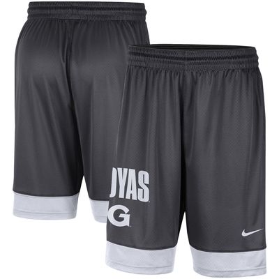 Men's Nike Charcoal/White Georgetown Hoyas Fast Break Shorts