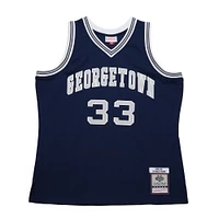 Maillot bleu marine Patrick Ewing Georgetown Hoyas 1983/84 pour homme