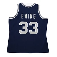 Maillot bleu marine Patrick Ewing Georgetown Hoyas 1983/84 pour homme