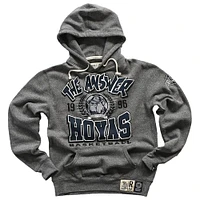Men's Roots of Fight Allen Iverson Gray Georgetown Hoyas Tri-Blend Pullover Hoodie