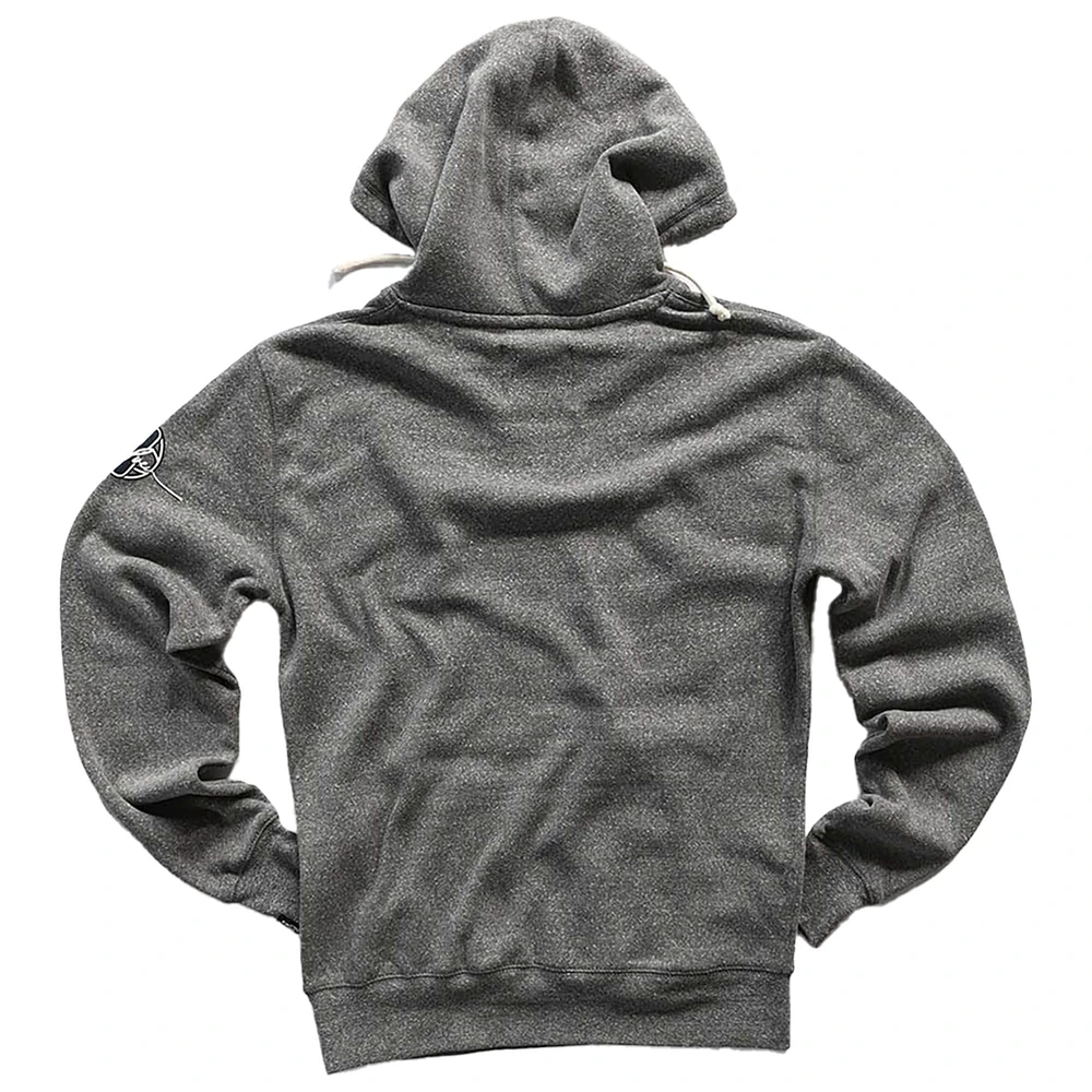 Men's Roots of Fight Allen Iverson Gray Georgetown Hoyas Tri-Blend Pullover Hoodie