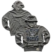 Men's Roots of Fight Allen Iverson Gray Georgetown Hoyas Tri-Blend Pullover Hoodie