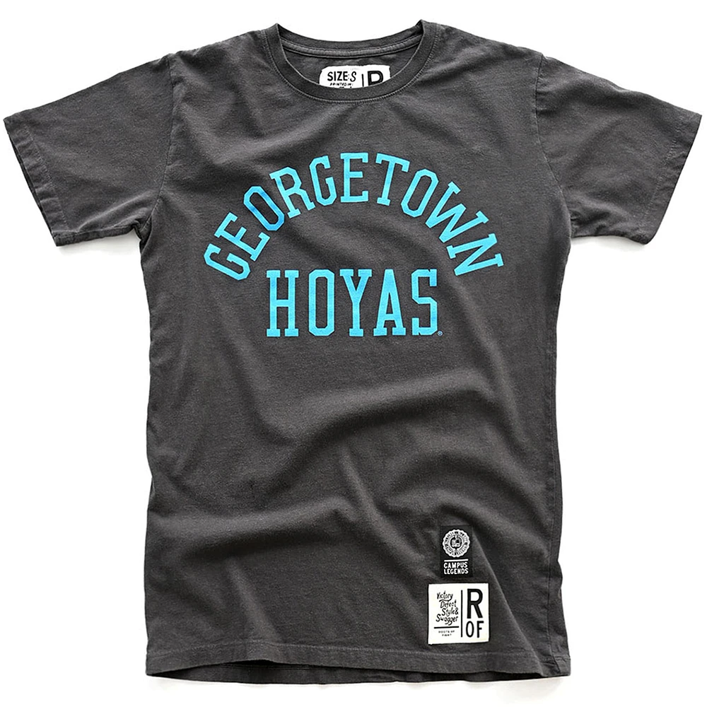 T-shirt classique noir « Roots of Fight » pour homme, Georgetown Hoyas