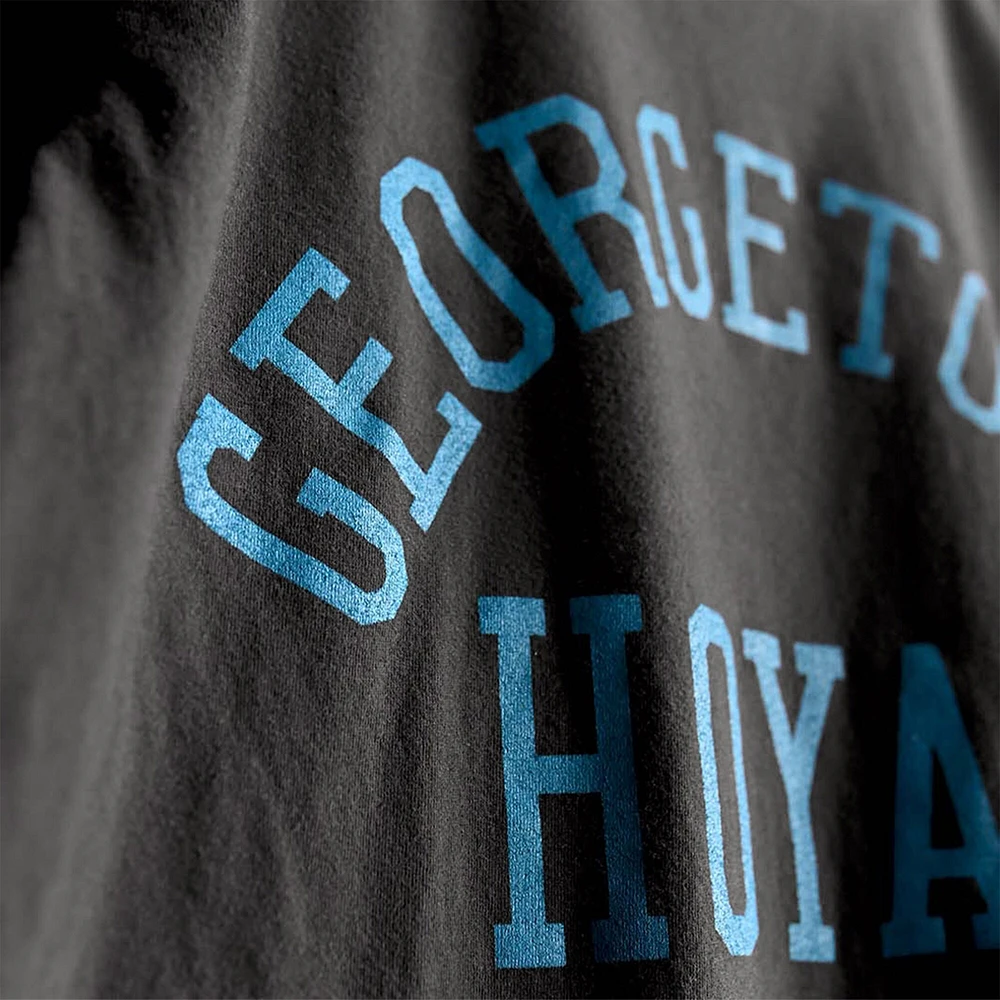 T-shirt classique noir « Roots of Fight » pour homme, Georgetown Hoyas