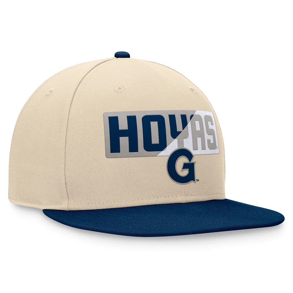 Casquette Snapback Top of the World Kaki Georgetown Hoyas Goalaso pour hommes