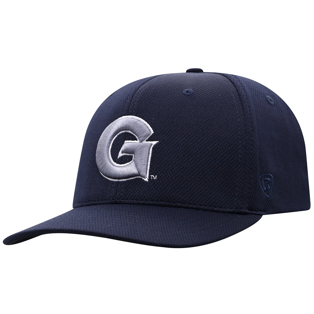 Men's Top of the World True Navy Georgetown Hoyas Reflex Flex Hat
