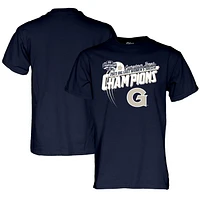 Unisex Blue 84  Navy Georgetown Hoyas 2023 Big East Women's Soccer Conference Tournament Champions T-Shirt