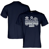 T-shirt unisexe bleu marine 84 Georgetown Hoyas 2024 Big East Champions de crosse pour hommes