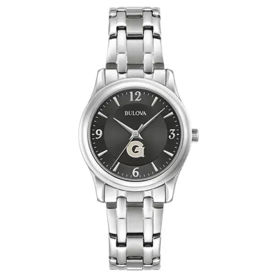 Georgetown Hoyas Bulova Women's Corporate Collection Stainless Steel Watch - Black