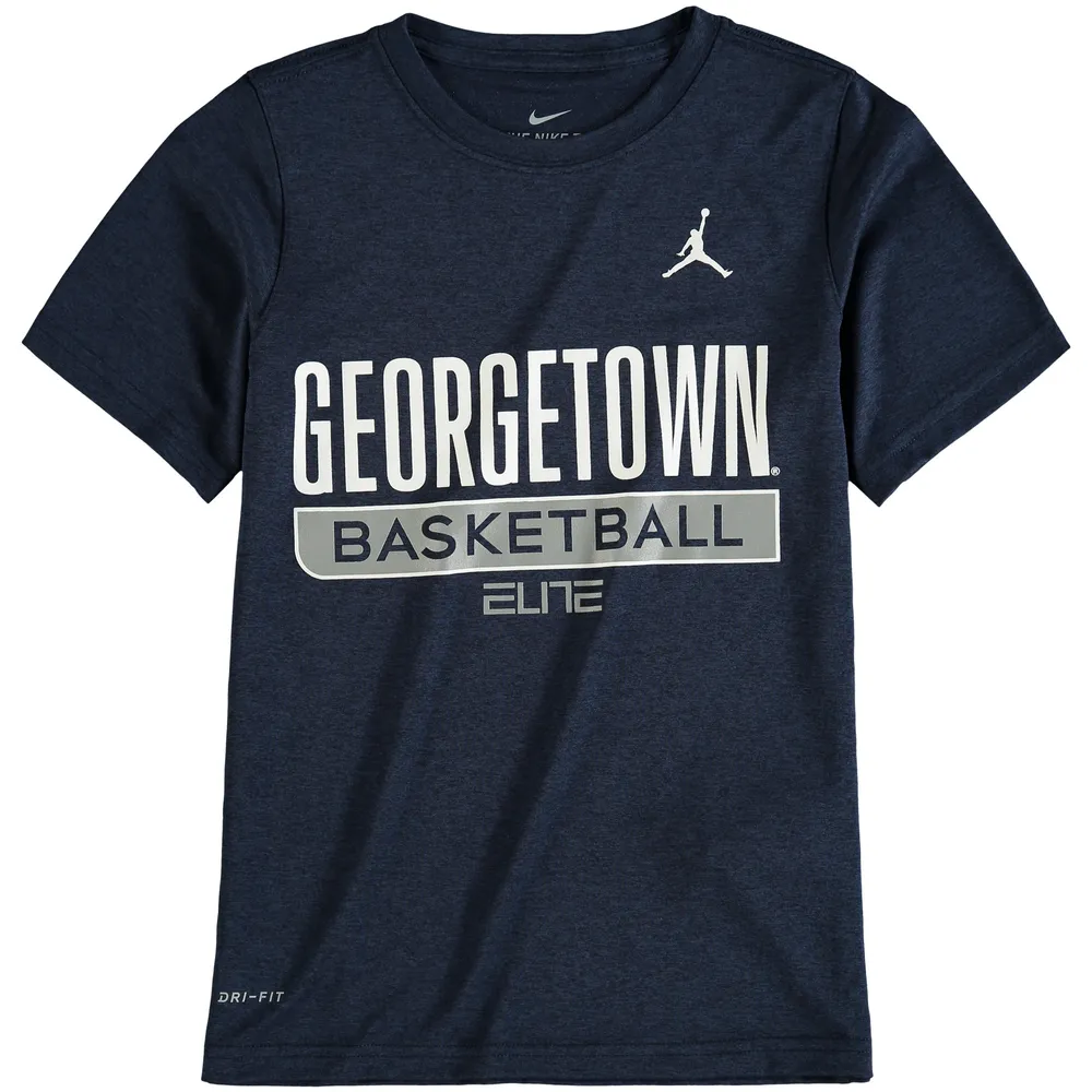 Men's Jordan Brand Navy Georgetown Hoyas Replica Performance Basketball  Shorts