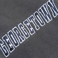 Chandail à capuchon avec gros logo Georgetown Hoyas pour jeunes Stadium Athletic Charcoal