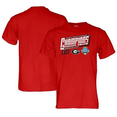 Bleu 84 Red Georgia Bulldogs 2023 SEC Women's Tennis Champions T-shirt