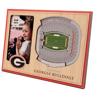 Georgia Bulldogs 3D StadiumViews Picture Frame - Brown