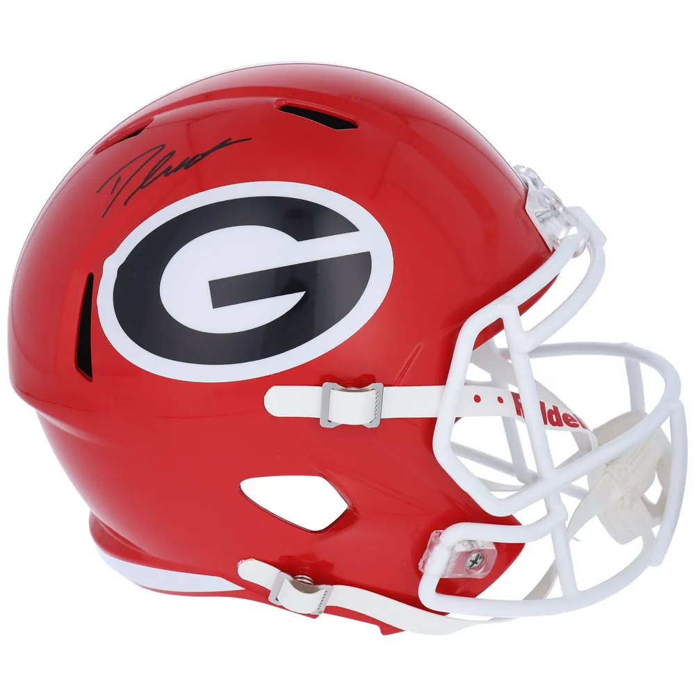 D'Andre Swift Georgia Bulldogs Autographed Riddell Flash Alternate Speed  Replica Helmet