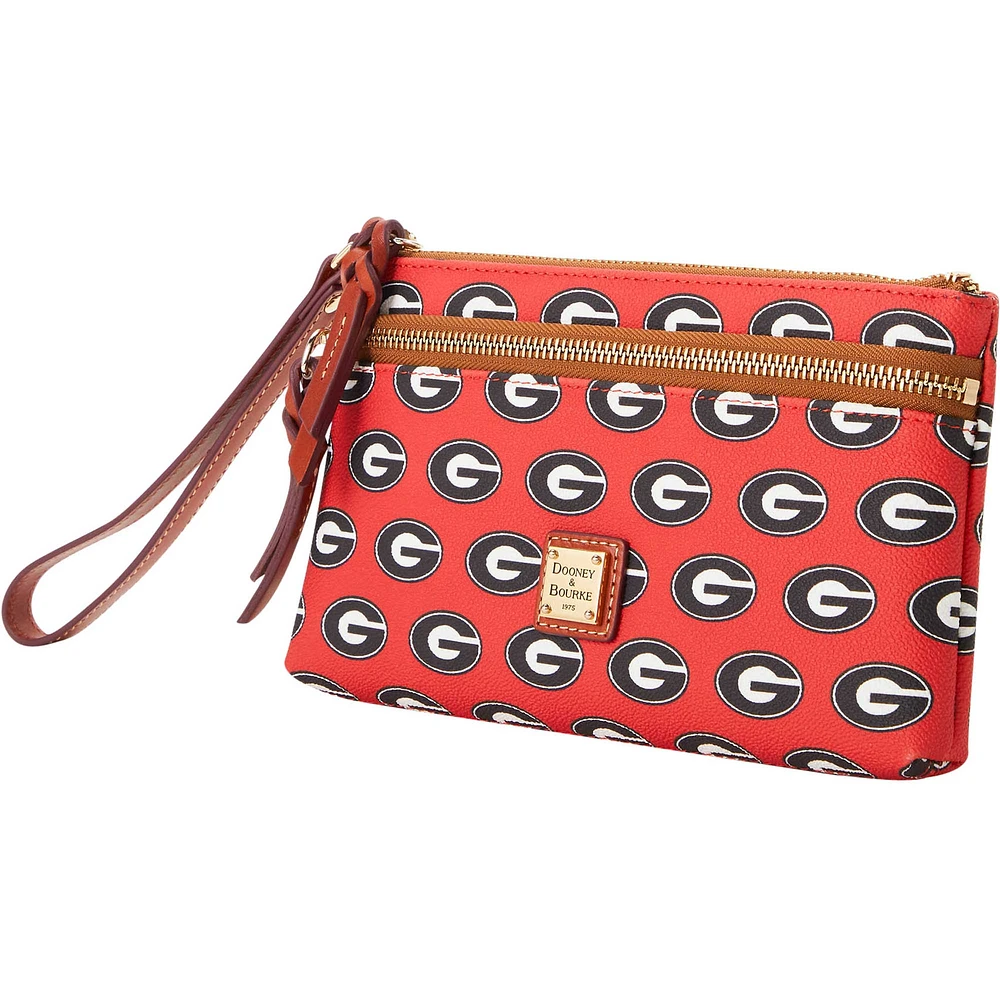 Dooney & Bourke Georgia Bulldogs Signature Poignet à double fermeture éclair