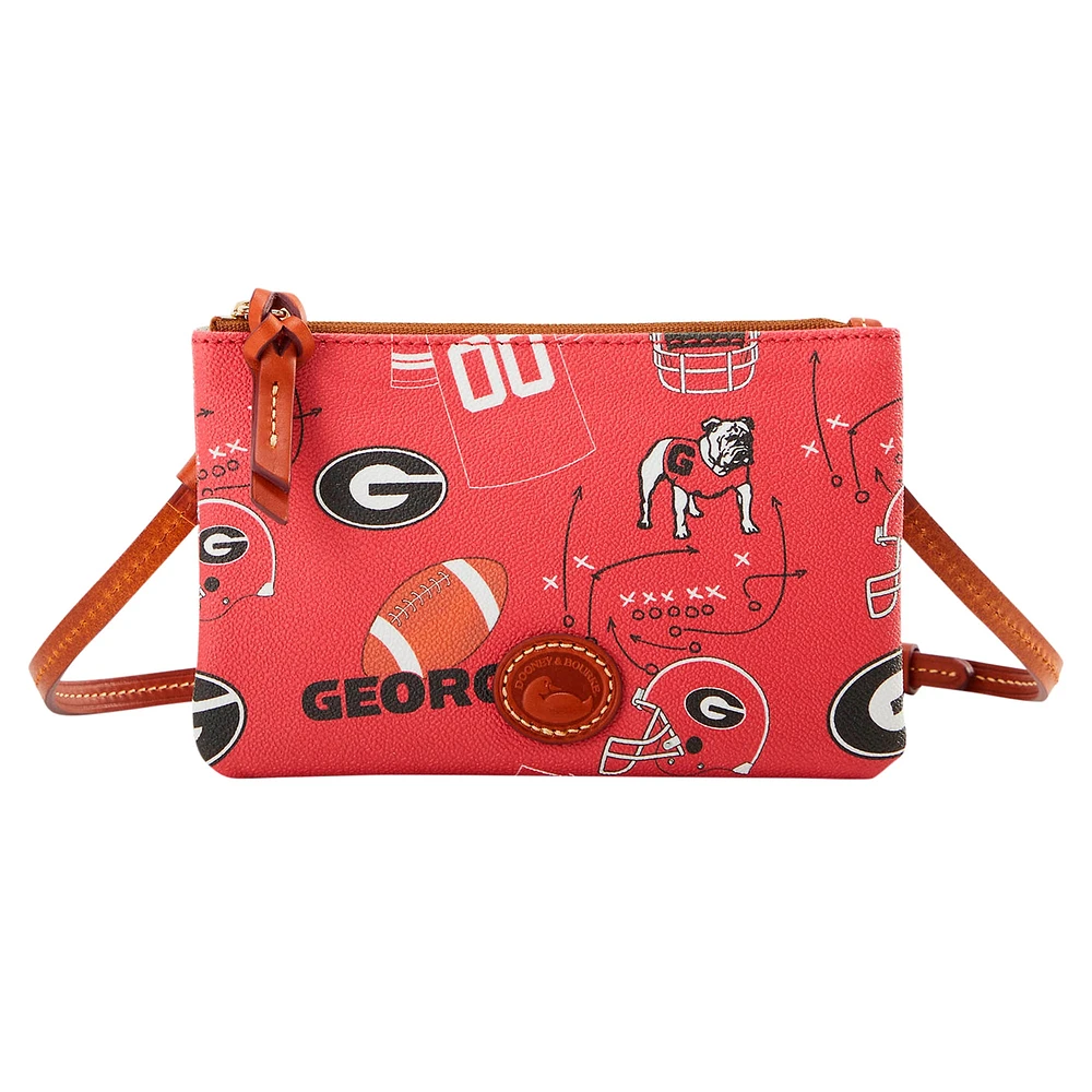 Sac à main à bandoulière zippé Dooney & Bourke Georgia Bulldogs