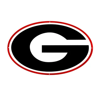 Georgia Bulldogs 14'' x 22'' Statement Size Laser-Cut Steel Logo Wall Art