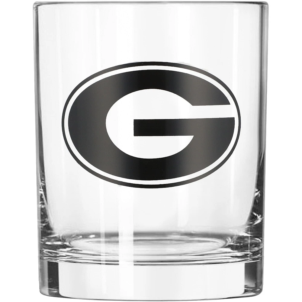 Bulldogs de Géorgie 14oz. Verre à roches pour le jour du match