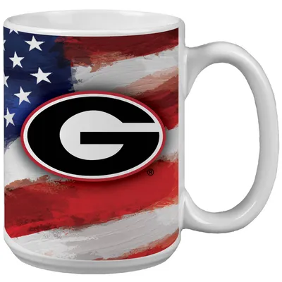 Georgia Bulldogs 15oz. Americana Java Mug