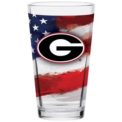 Georgia Bulldogs 16oz. Americana Pint Glass