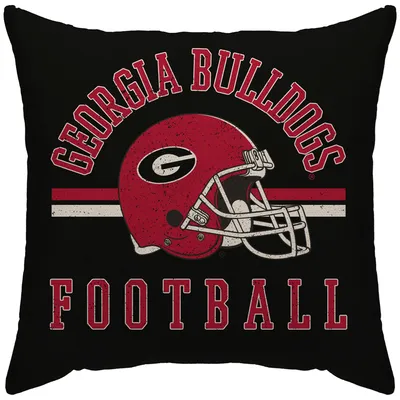 Georgia Bulldogs 18'' x 18'' Helmet Logo Duck Cloth Décor Pillow Cover