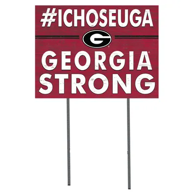 Georgia Bulldogs 18'' x 24'' I Chose Lawn Sign