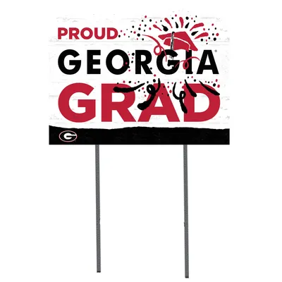 Georgia Bulldogs 18'' x 24'' Proud Grad Yard Sign