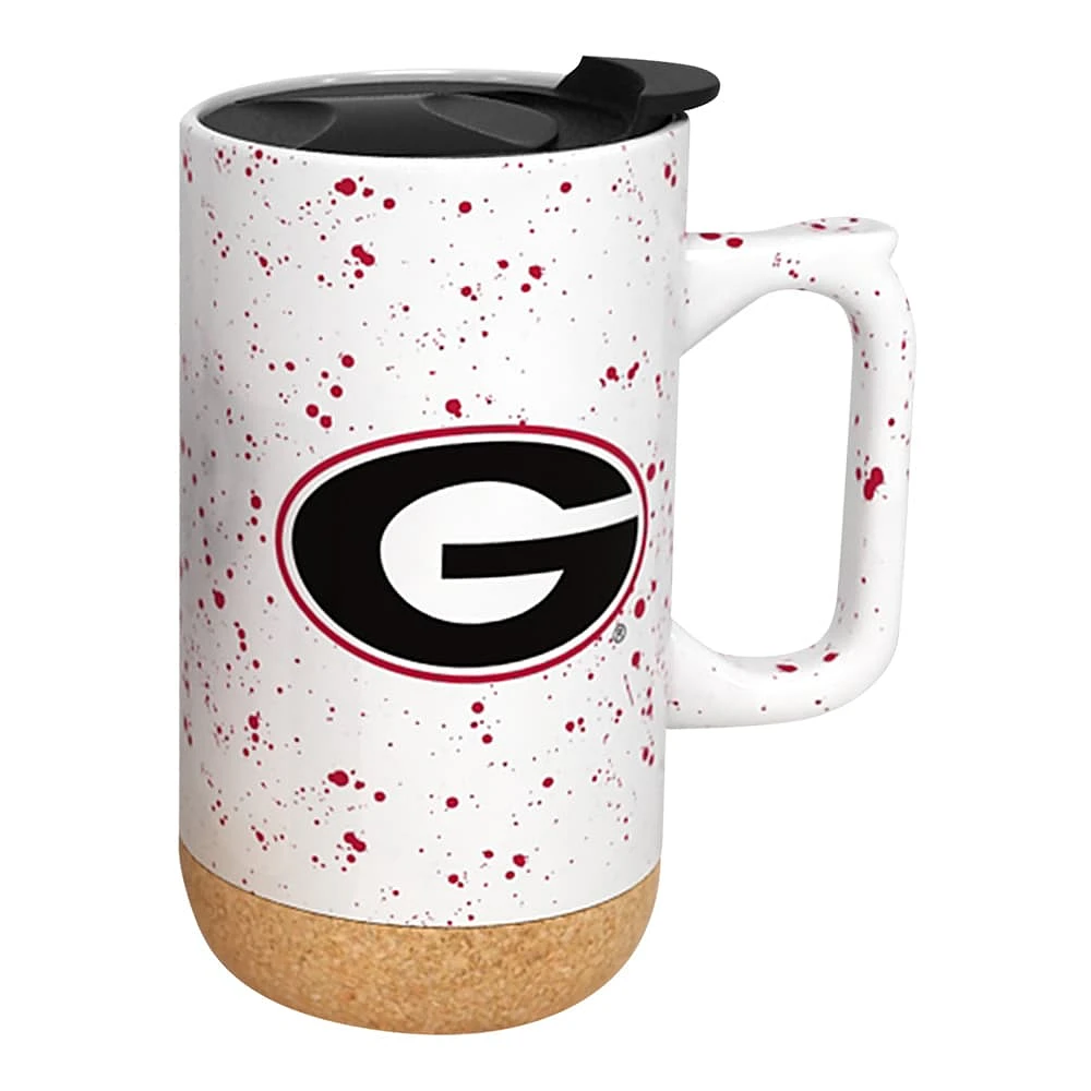 Bulldogs de Géorgie 18oz. Tasse en liège moucheté