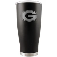 Georgia Bulldogs 20oz. Etched Team Logo Tumbler - Black