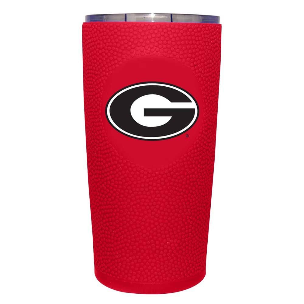 Georgia Bulldogs 20oz. Stainless Steel with Silicone Wrap Tumbler