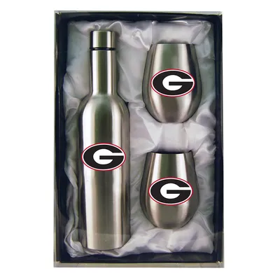 Georgia Bulldogs 28oz. Stainless Steel Bottle & 12oz. Tumblers Set