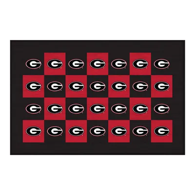 Georgia Bulldogs 30'' x 46'' Checkerboard Floor Mat
