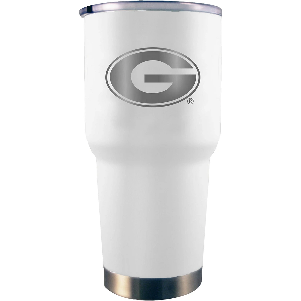 Georgia Bulldogs 30oz. Etched Team Logo Tumbler